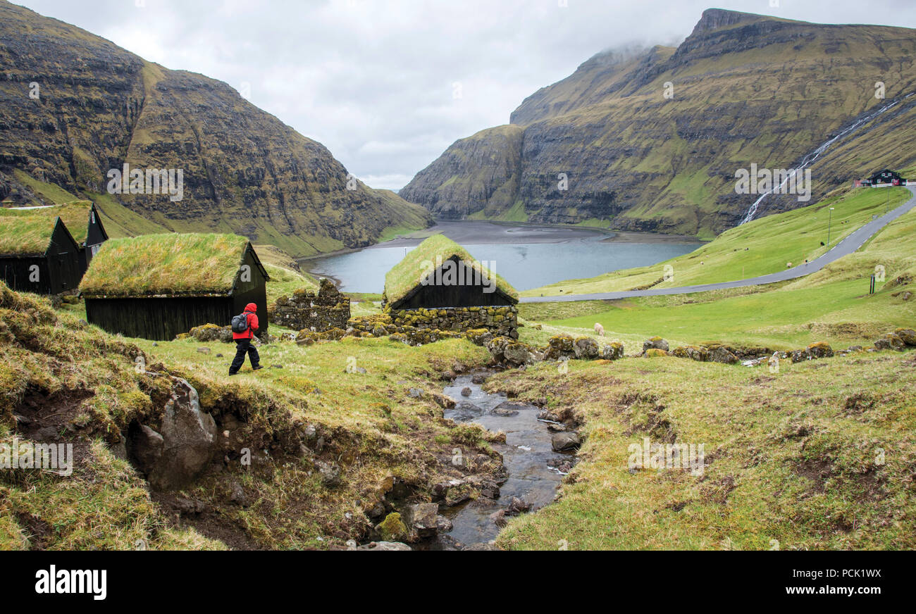 Saksun Village Faroe Islands Stock Photo - Alamy