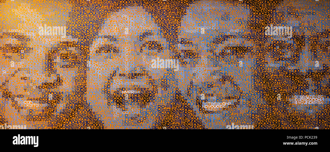 faces from letters and numbers Stock Photo - Alamy