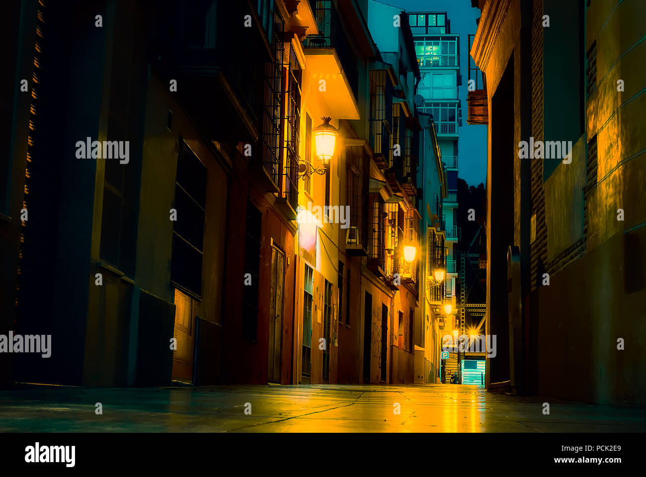 night street light Stock Photo Alamy