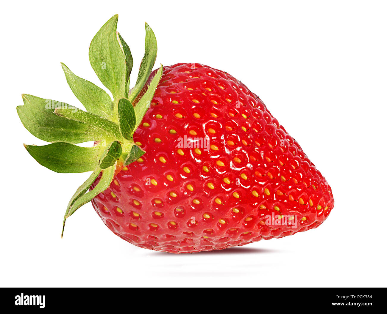 Strawberry isolated on white background Stock Photo - Alamy