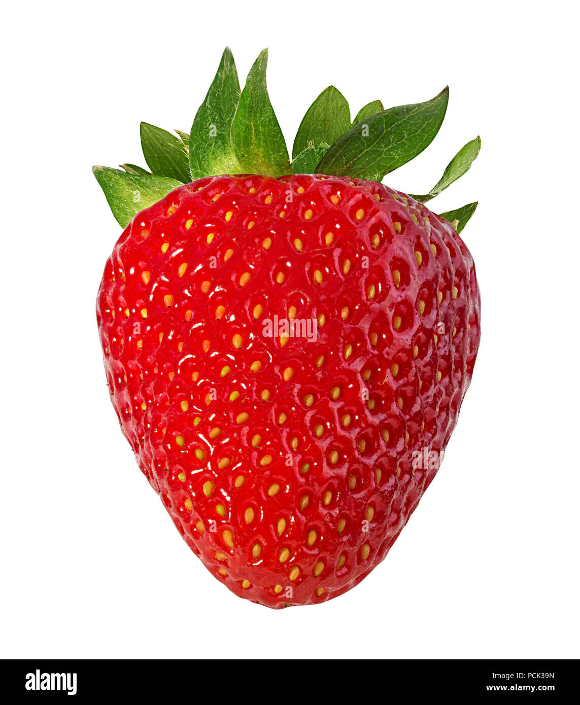 Strawberry isolated on white background Stock Photo - Alamy