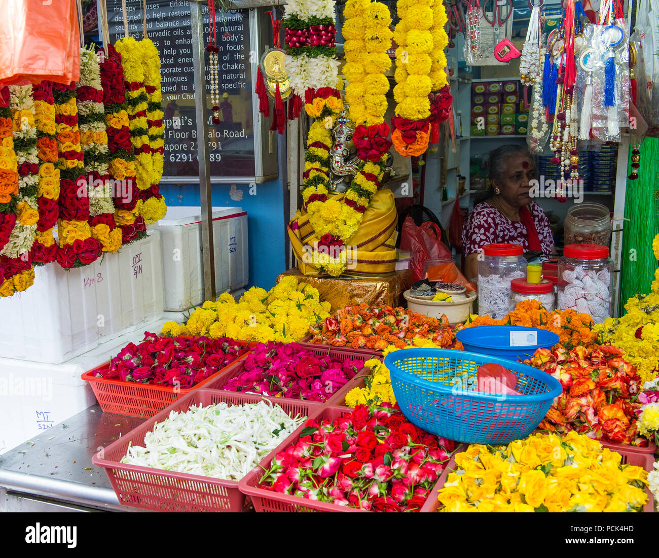 Shop in Little India, Singapore Stock Photo Alamy