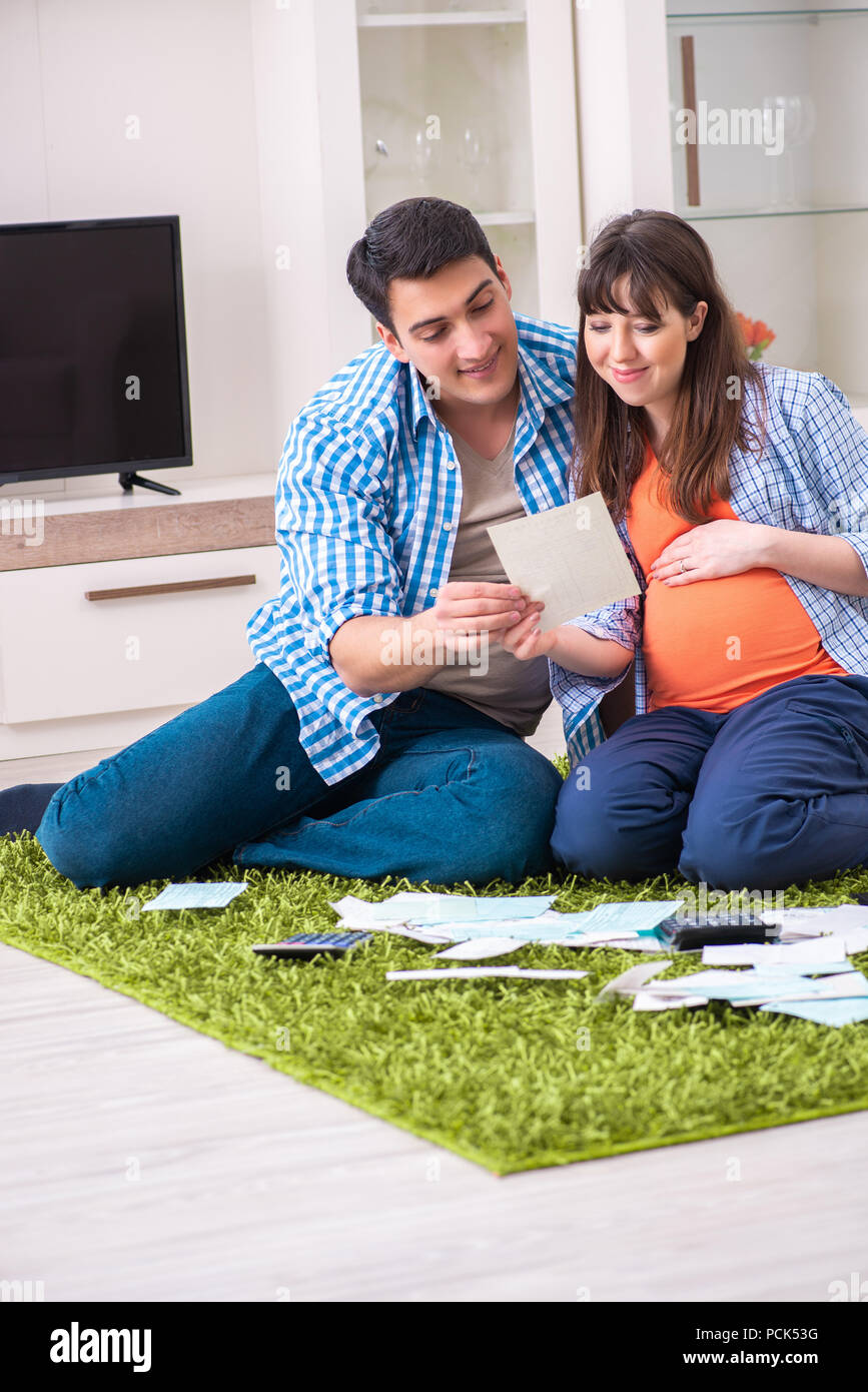 young family in budget planning concept stock photo 214321396 alamy family budget planning