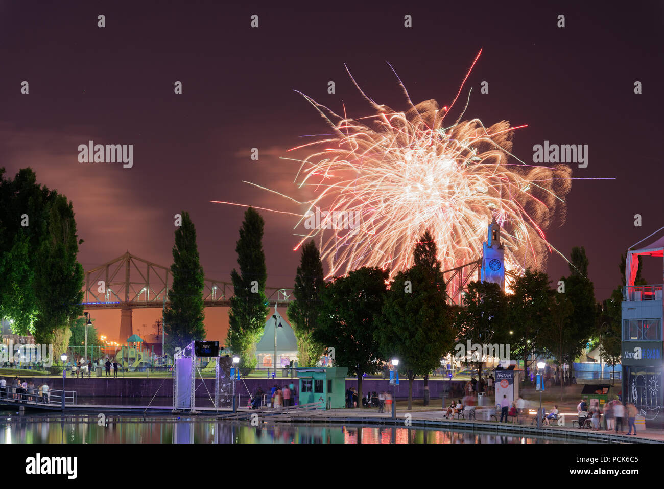 Montreal Harbour Bridge Stock Photos & Montreal Harbour Bridge Stock