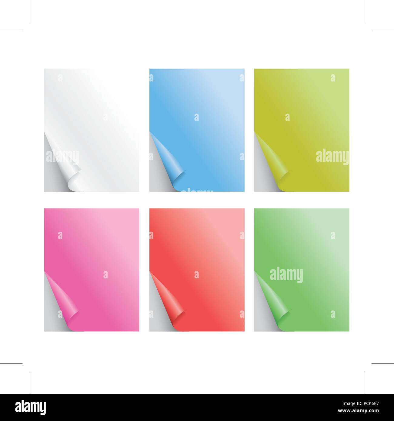Folded corner page hi-res stock photography and images - Alamy