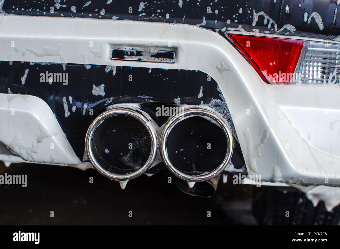 Car Exhaust Fumes Traffic High Resolution Stock Photography and Images