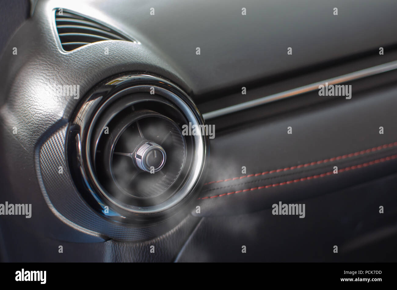 Interior car cabin, airconditioning car Stock Photo Alamy