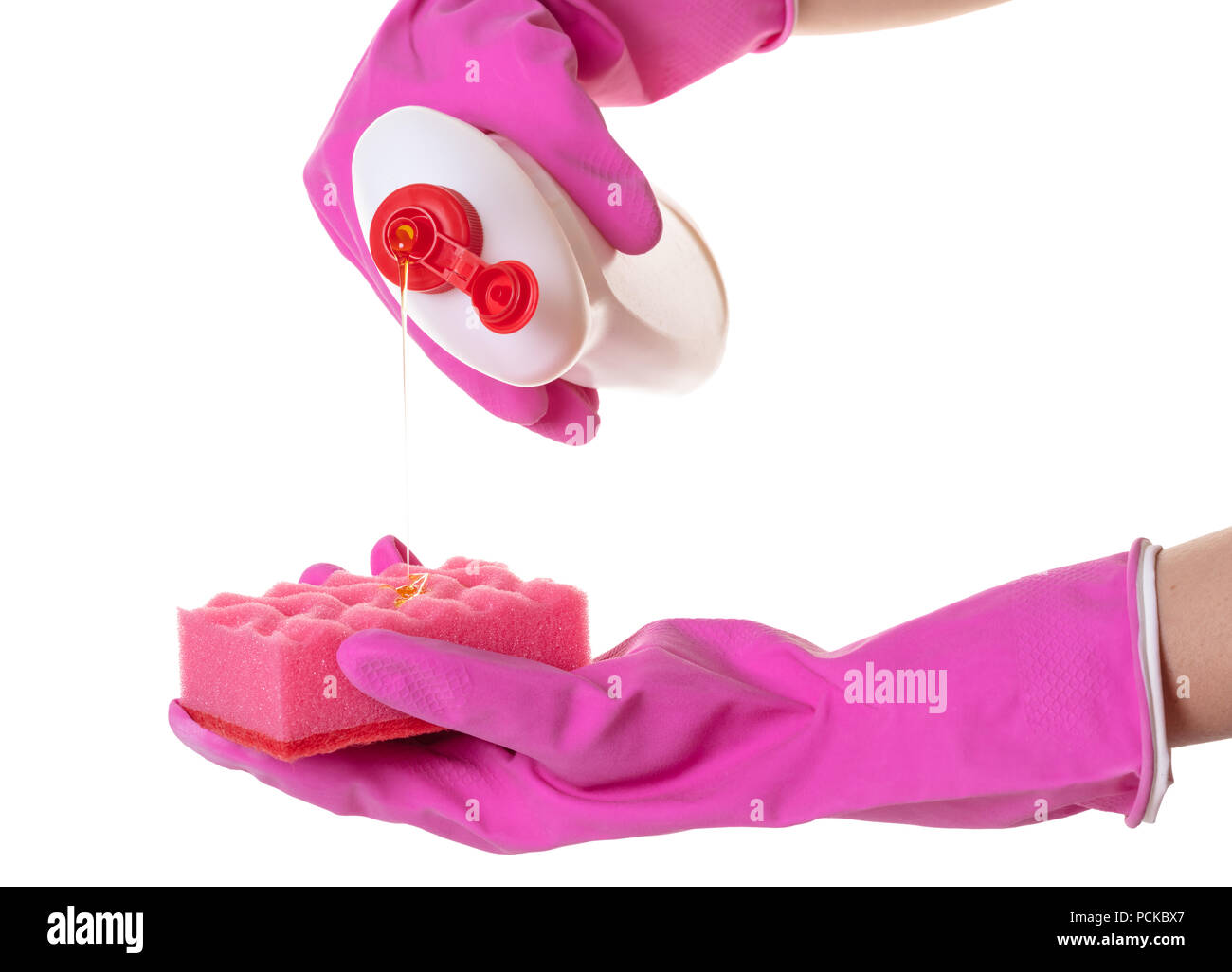 Detergent on the sponge hires stock photography and images Alamy