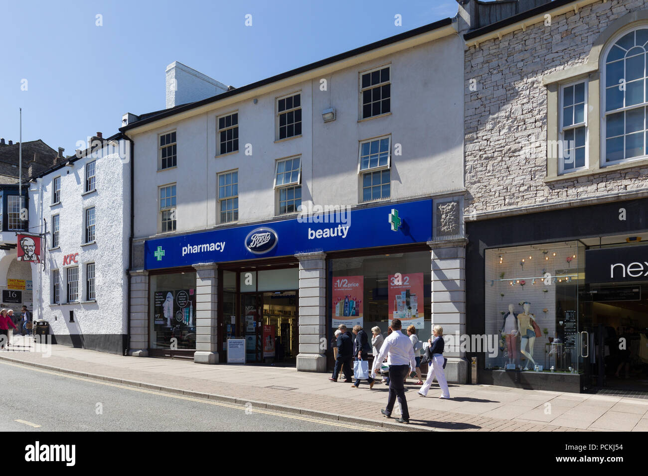 Boots ,chemist, store,Kendal,high street Stock Photo Alamy