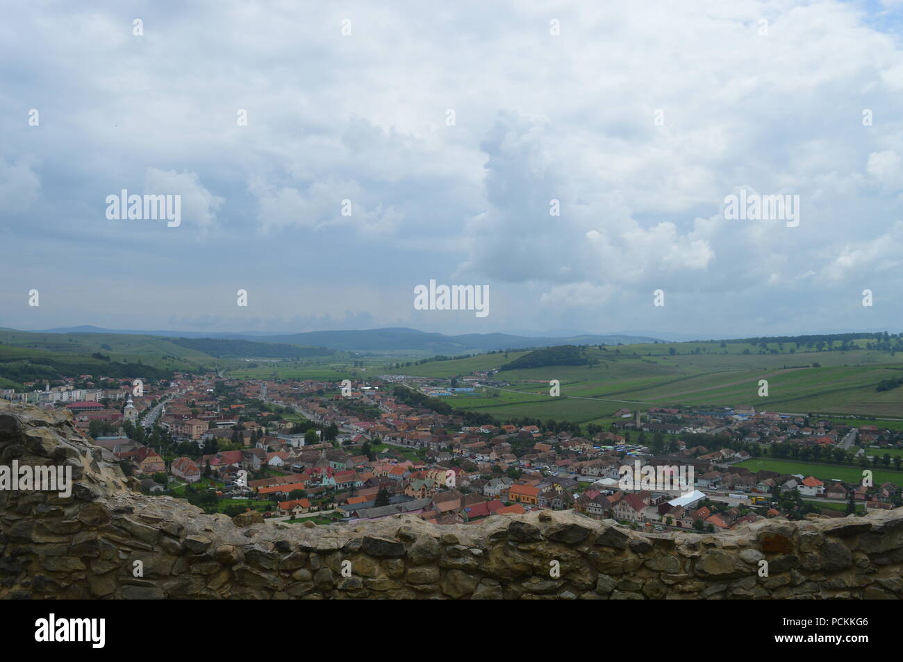 Rupea village, Transylvania Stock Photo