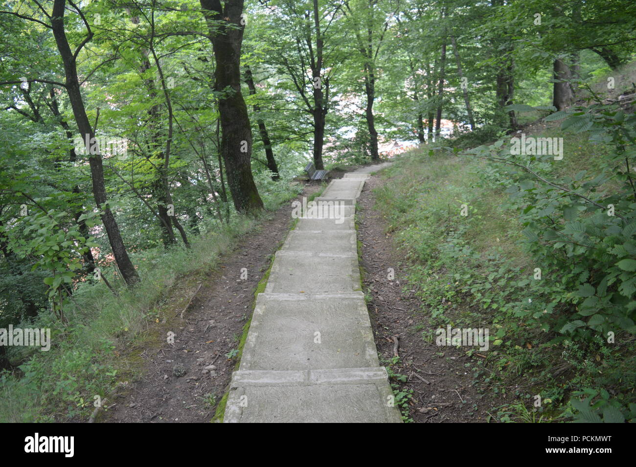 Path to a citadel Stock Photo