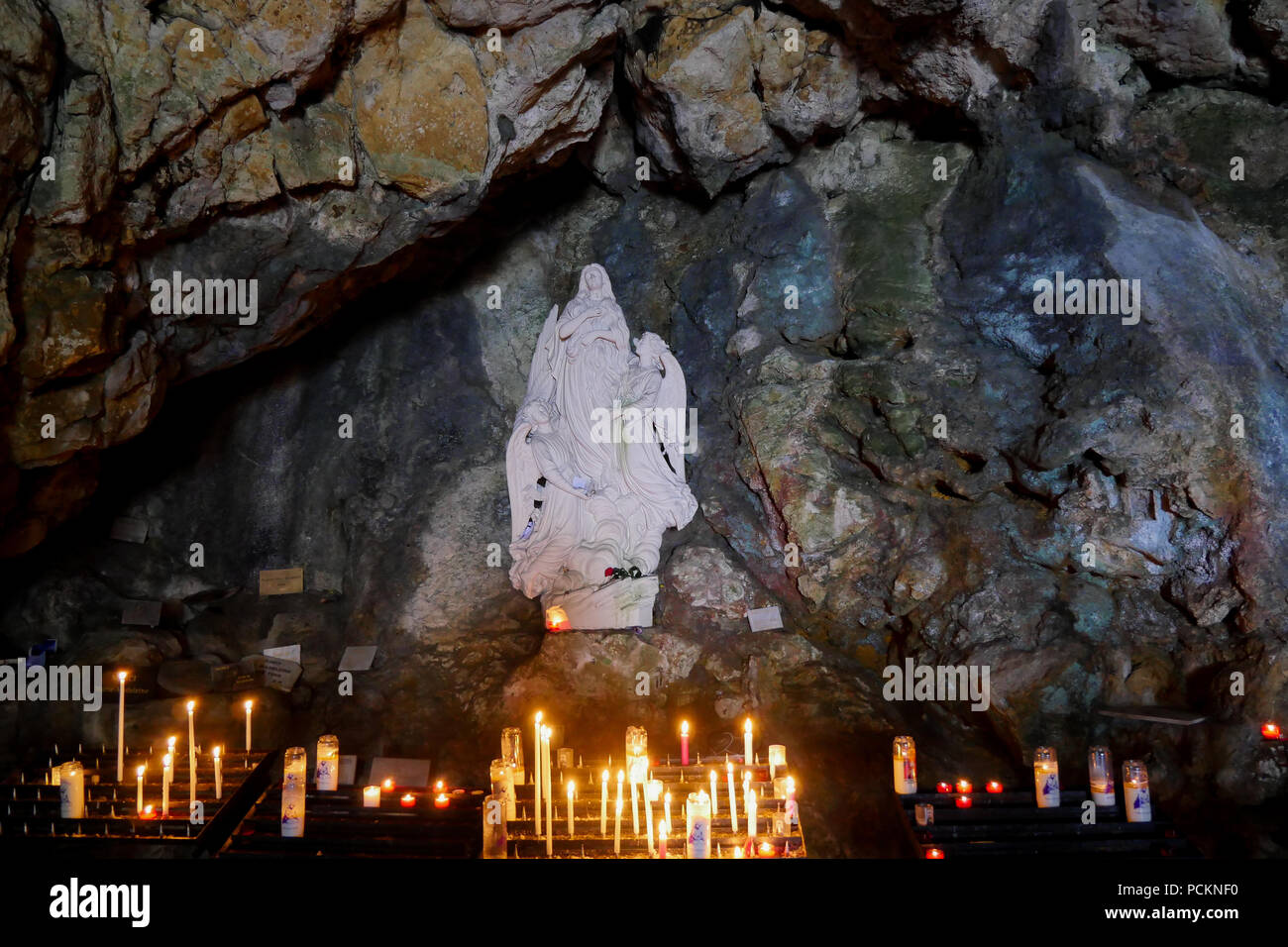 MariaMagdalena cave, SainteBaume, Var, France Stock Photo Alamy
