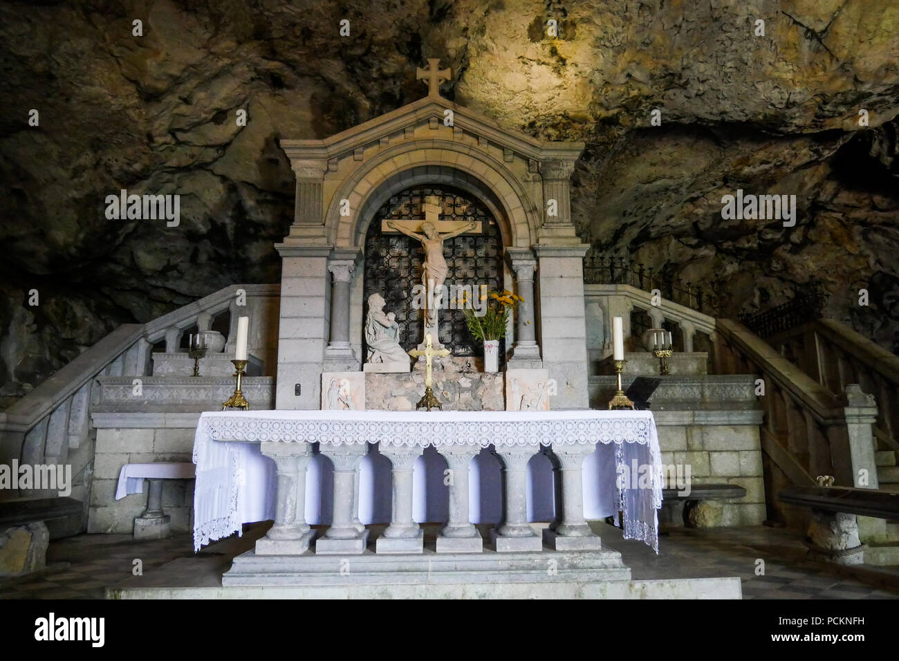 MariaMagdalena cave, SainteBaume, Var, France Stock Photo Alamy