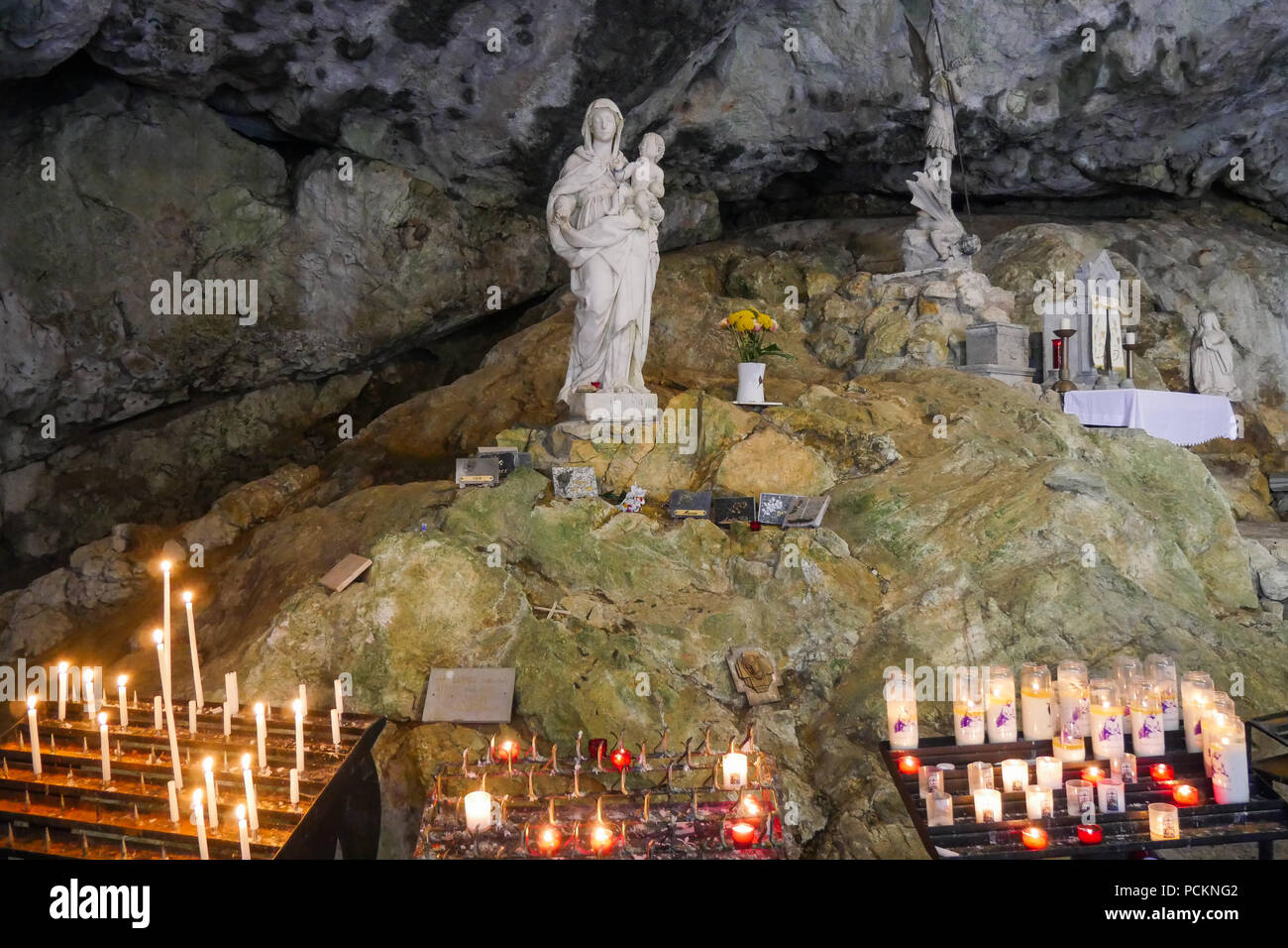 MariaMagdalena cave, SainteBaume, Var, France Stock Photo Alamy