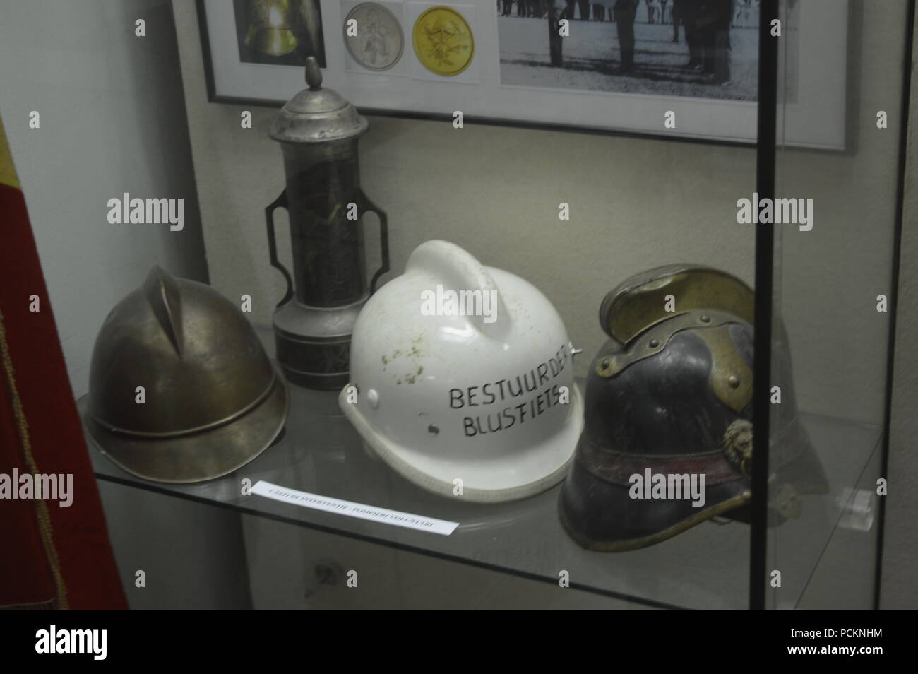 Historical helmets Stock Photo