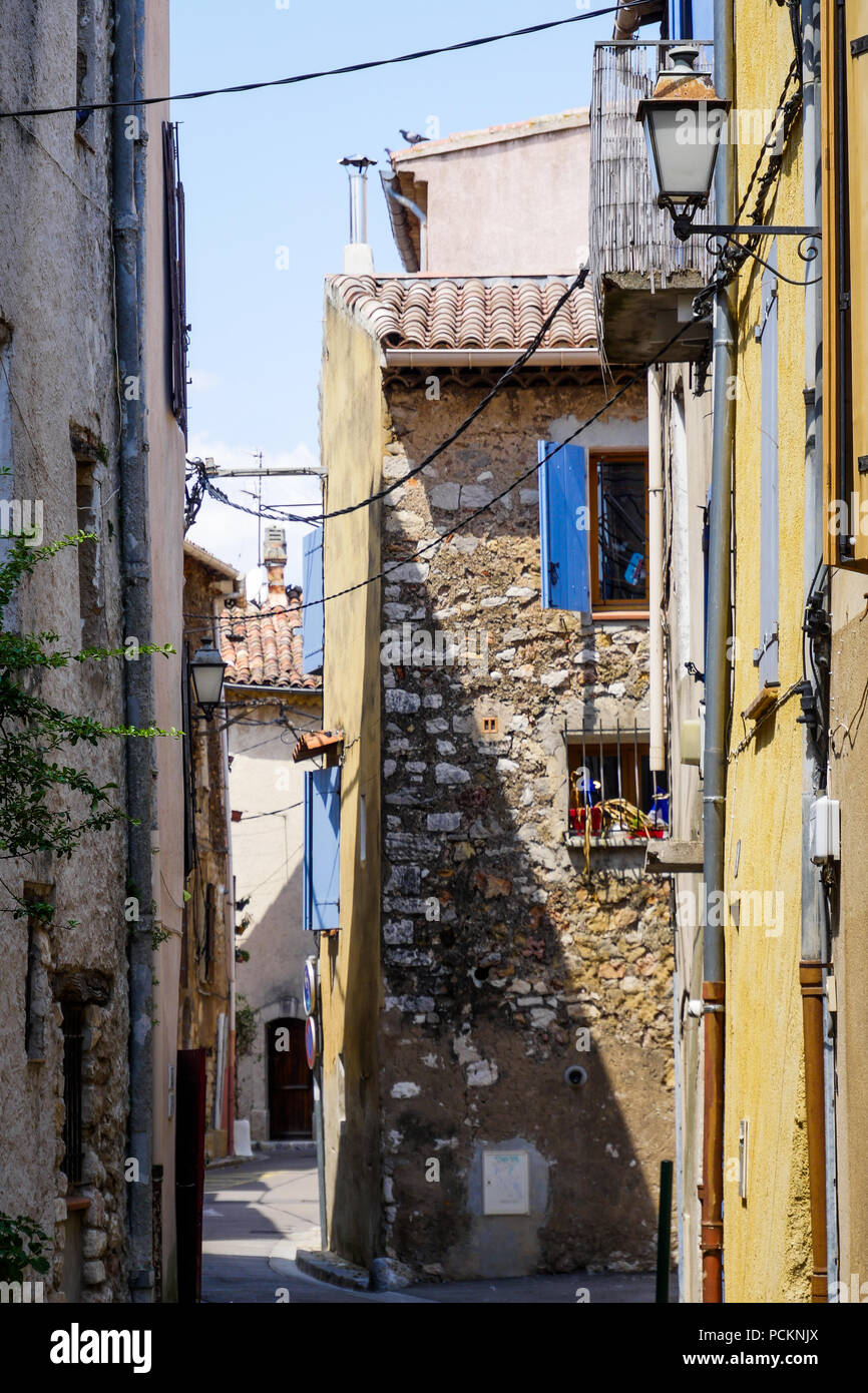 Street view, SaintMaximin la SainteBaume, Var, France Stock Photo Alamy