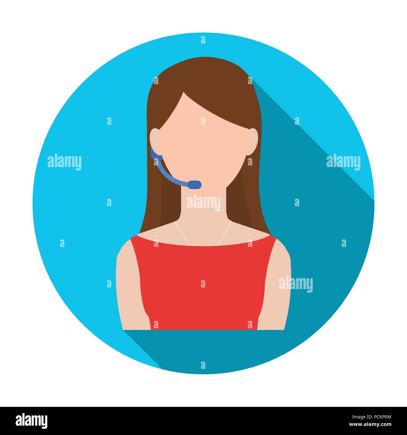 Toastmaster icon in flat style isolated on white background. Event