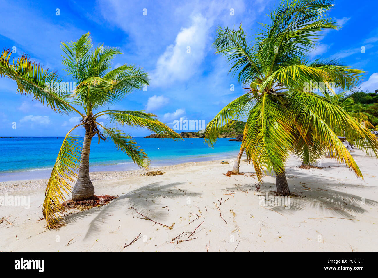Galleon Beach on Caribbean island Antigua, English Harbour 