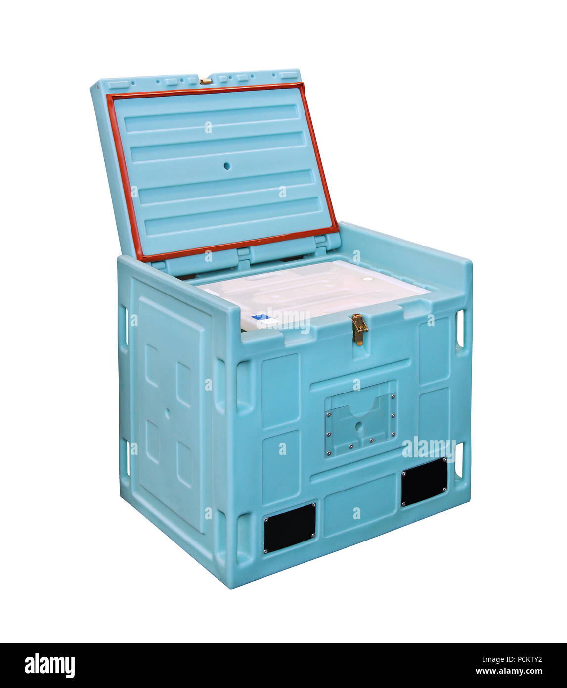 Insulated box for food transport isolated Stock Photo Alamy