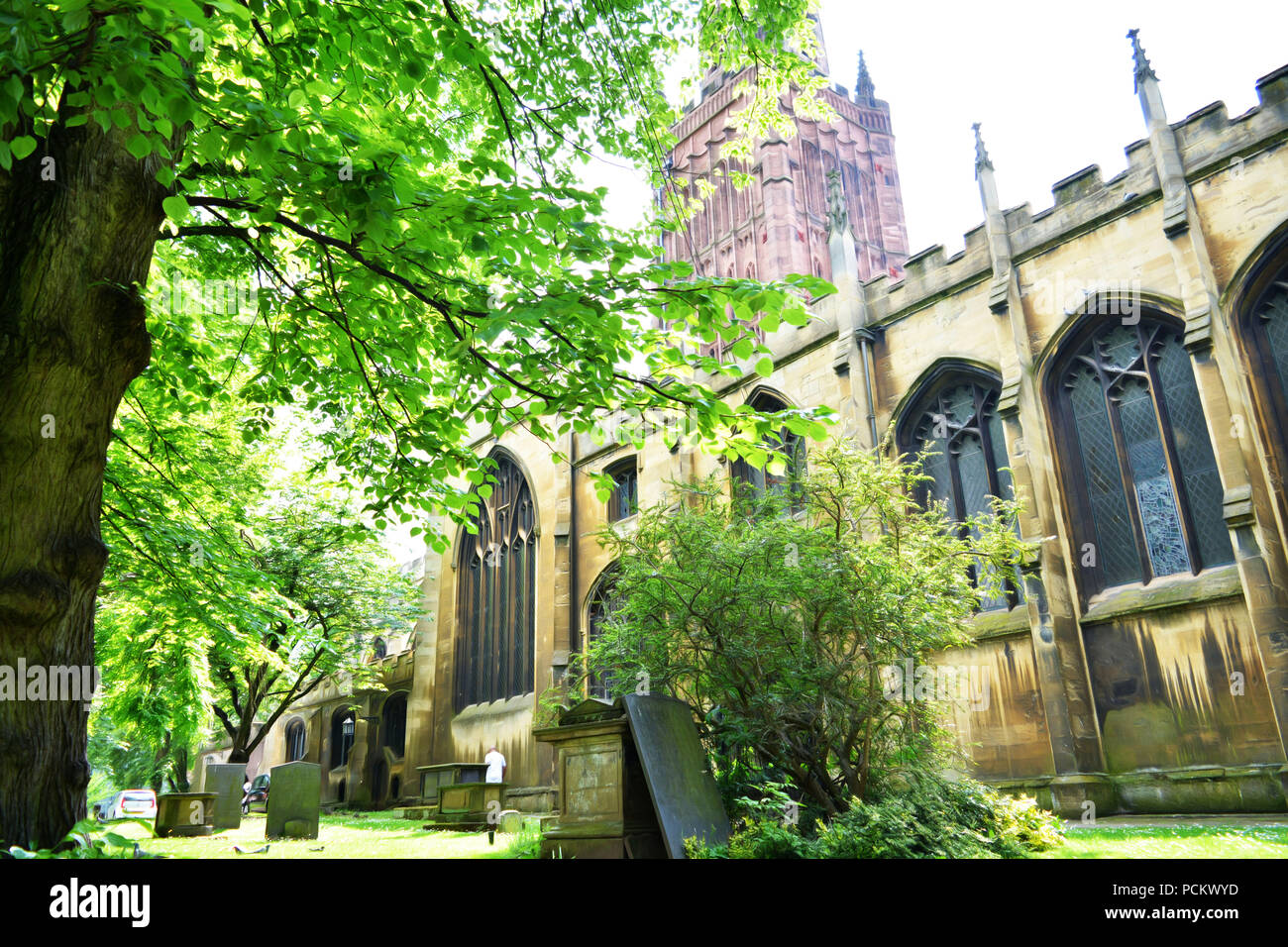 Old church in Coventry. Stock Photo