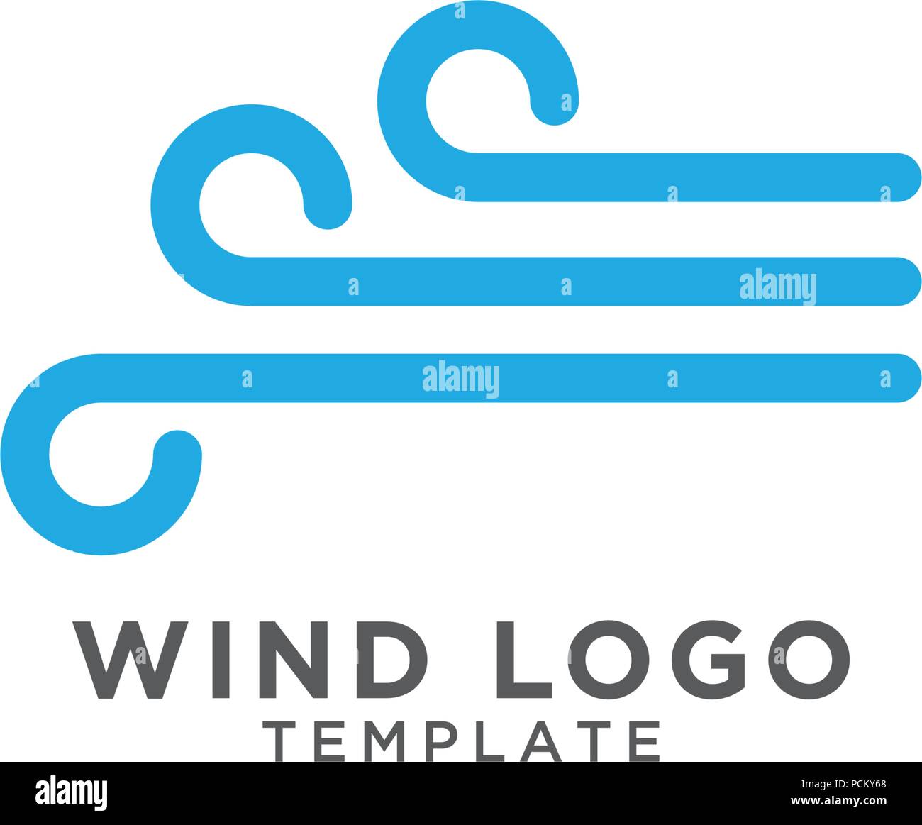Wind logo design template Stock Vector Image & Art Alamy