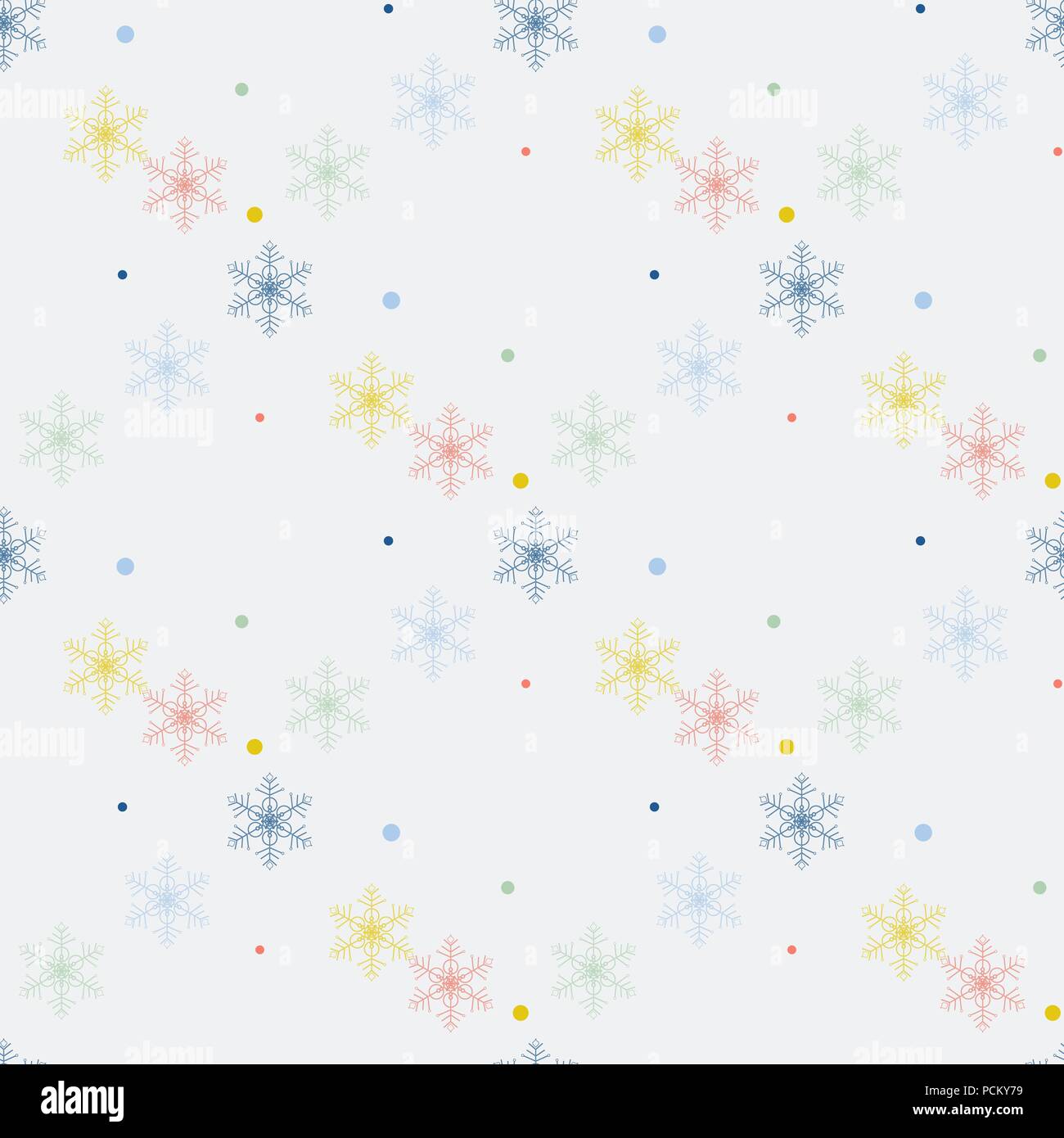 Abstract handmade snowflake seamless pattern background. Childish  handcrafted snow wallpaper for design card, baby nappy, winter menu,  holiday wrapping paper, bag print, t shirt etc Stock Vector Image & Art -  Alamy