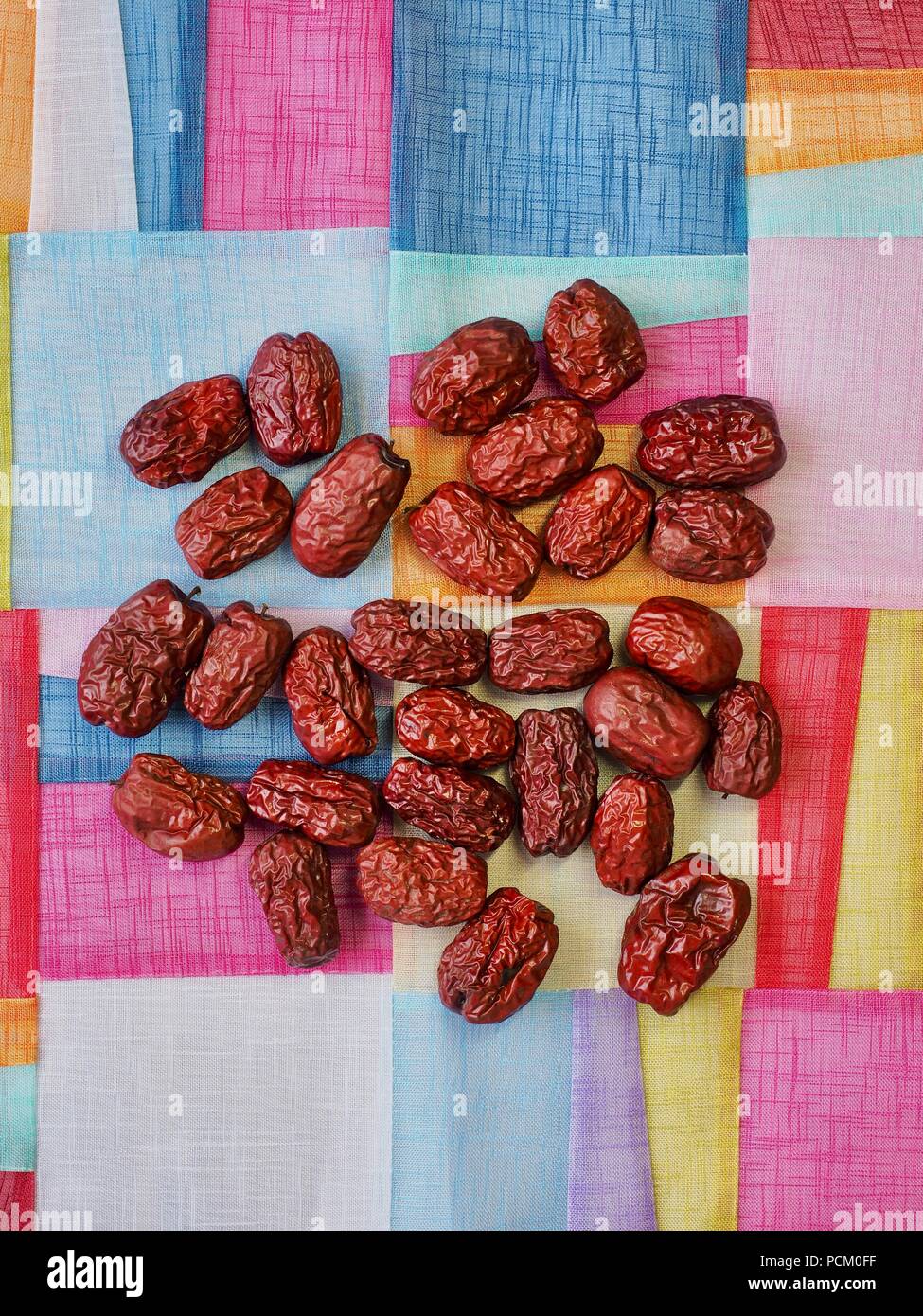Korean food Dried jujube Stock Photo Alamy