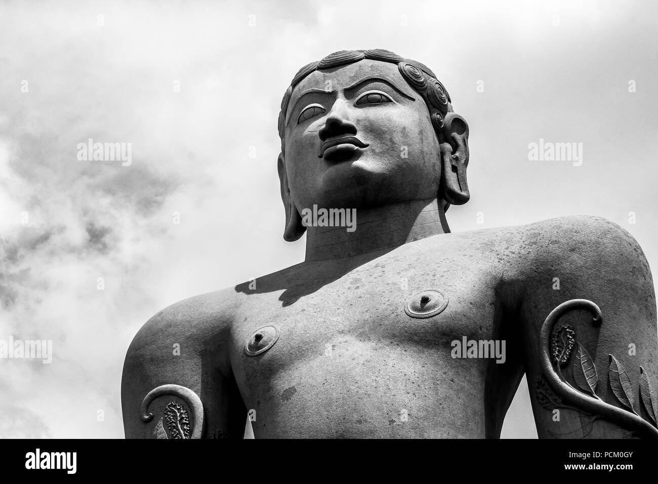 Bahubali gommateshwara statue Black and White Stock Photos & Images Alamy