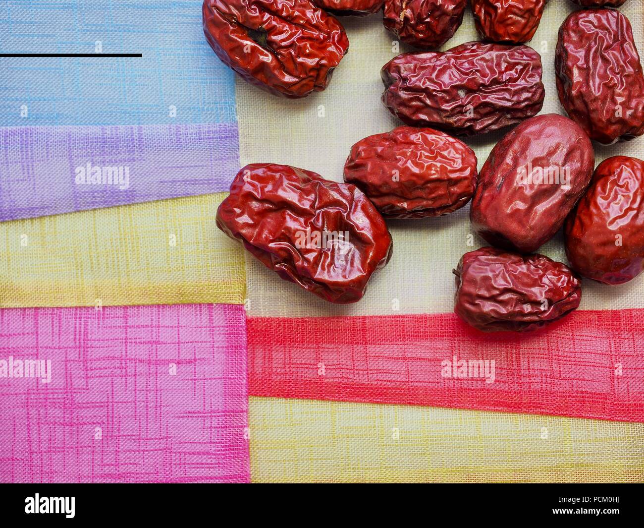 Korean food Dried jujube Stock Photo Alamy