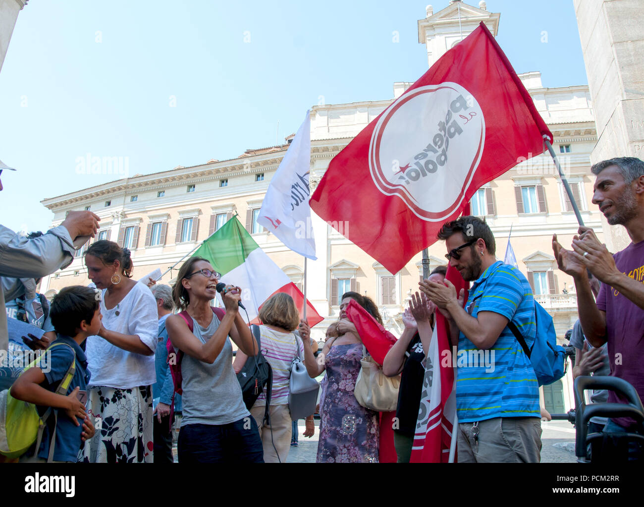 The Rom community, Sinti and walkers of Rome, together with ...