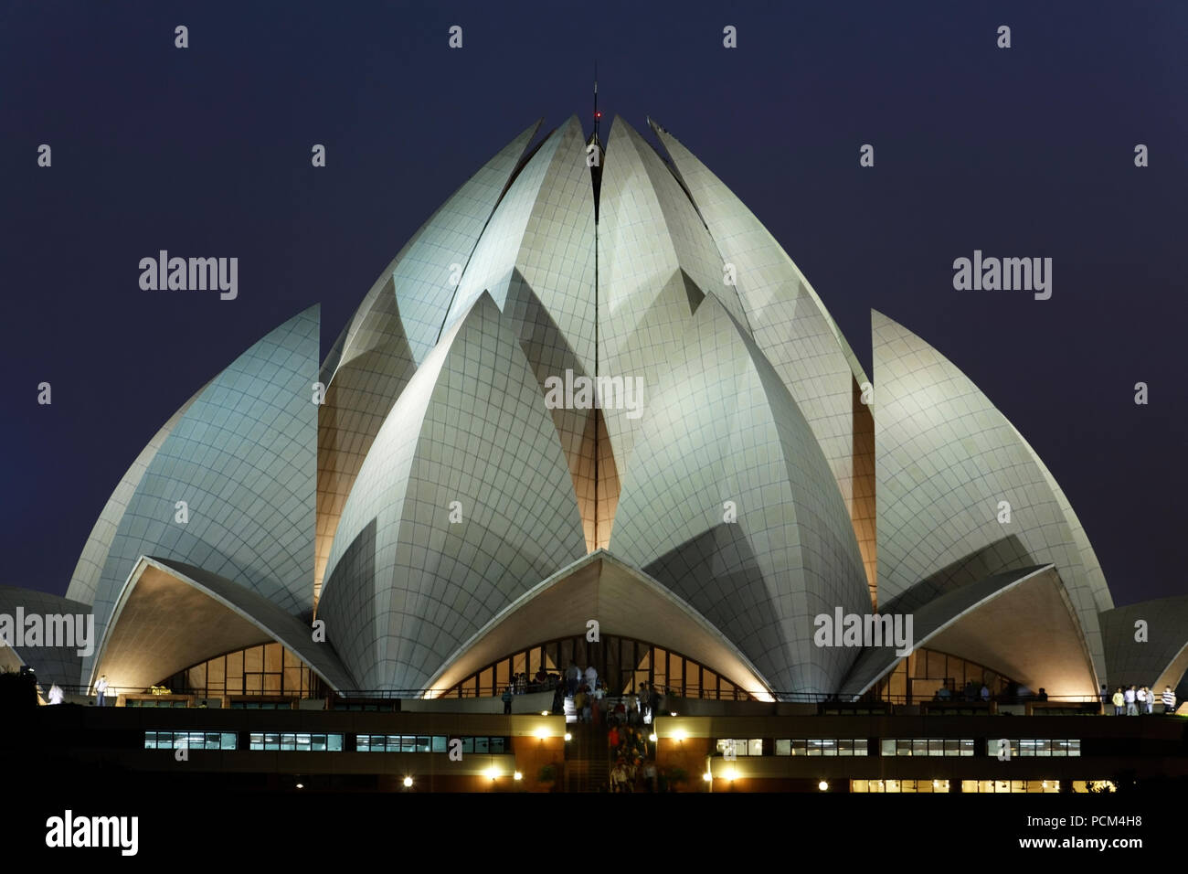 Bahai House of Worship,also called Lotus Temple was completed in 1986 ...