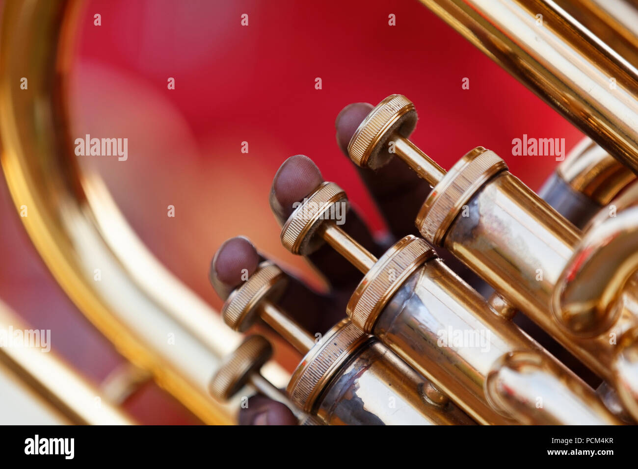 Mumbai Police band playing different instruments on Indian Republic day