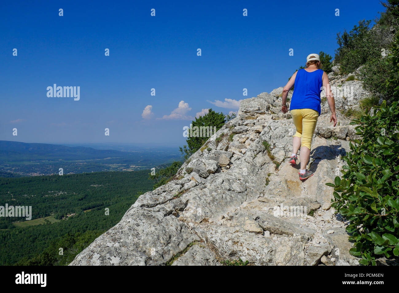 Mountain Hiking, SainteBaume, Var, France Stock Photo Alamy