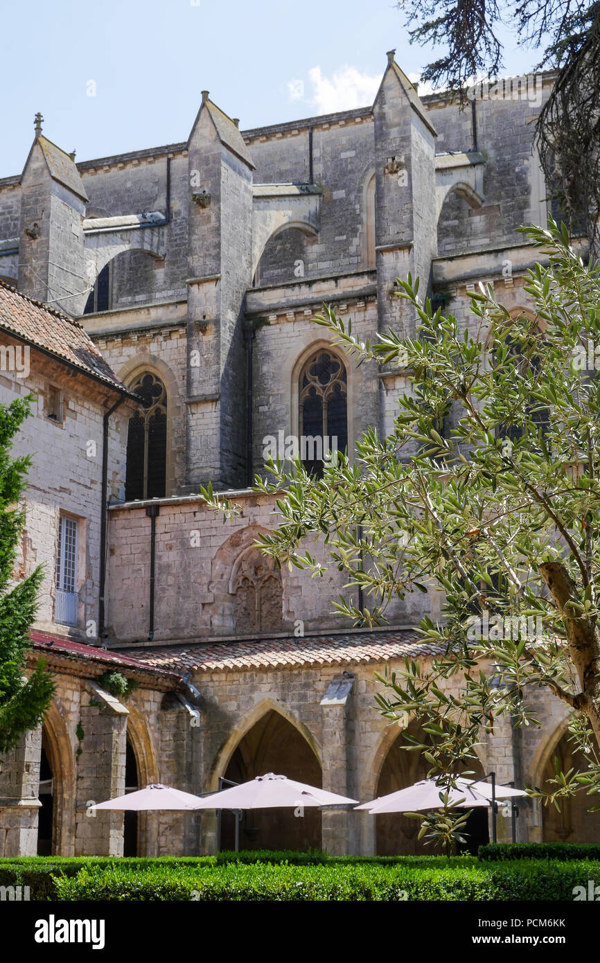 Abbey cloister, SaintMaximin La Sainte Baume, Var, France Stock Photo