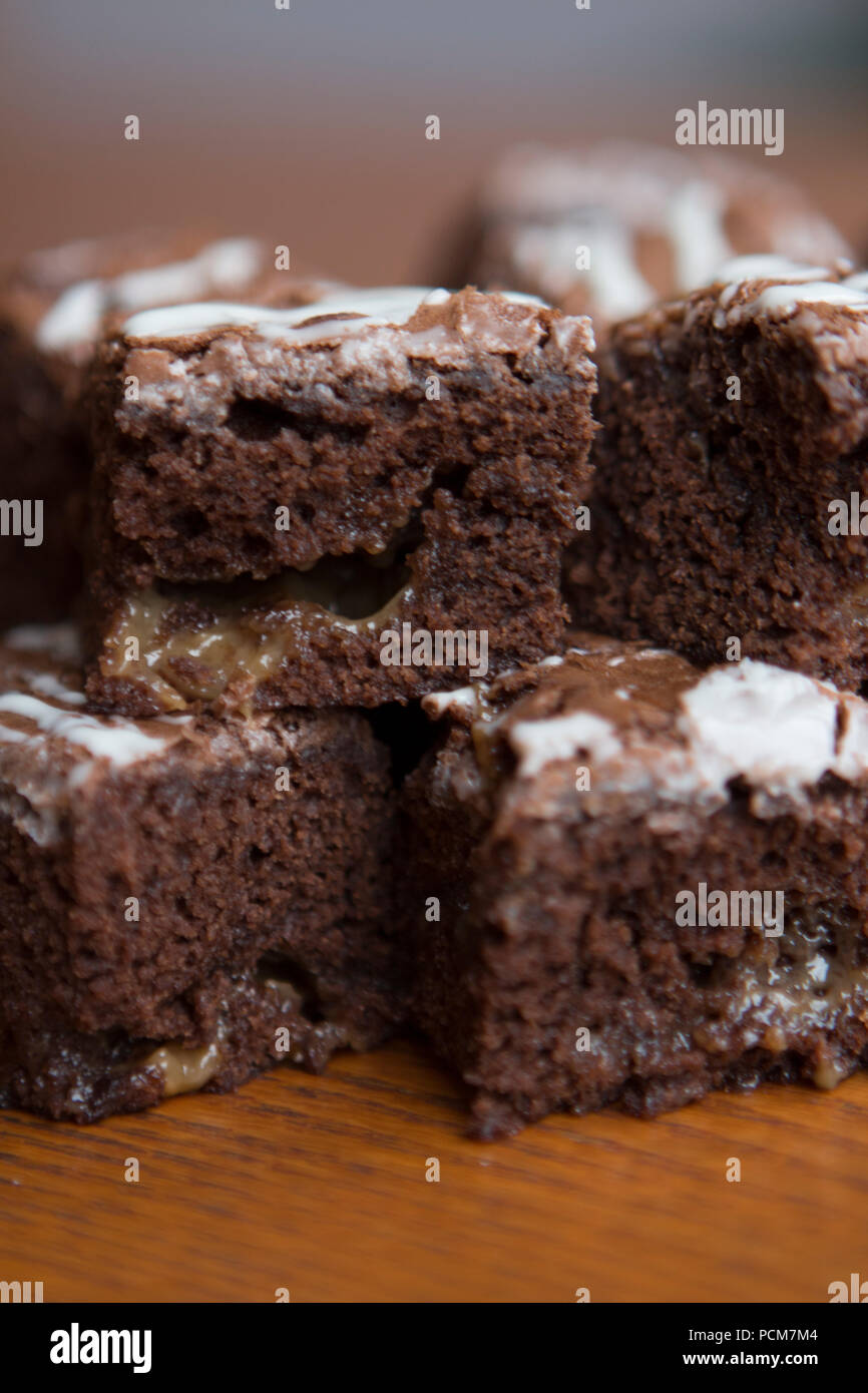 Salted Caramel Chocolates High Resolution Stock Photography and 