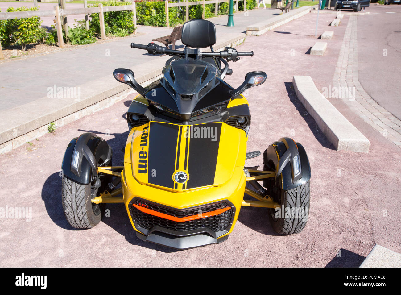 Am Spyder tricycle motorbike Stock 