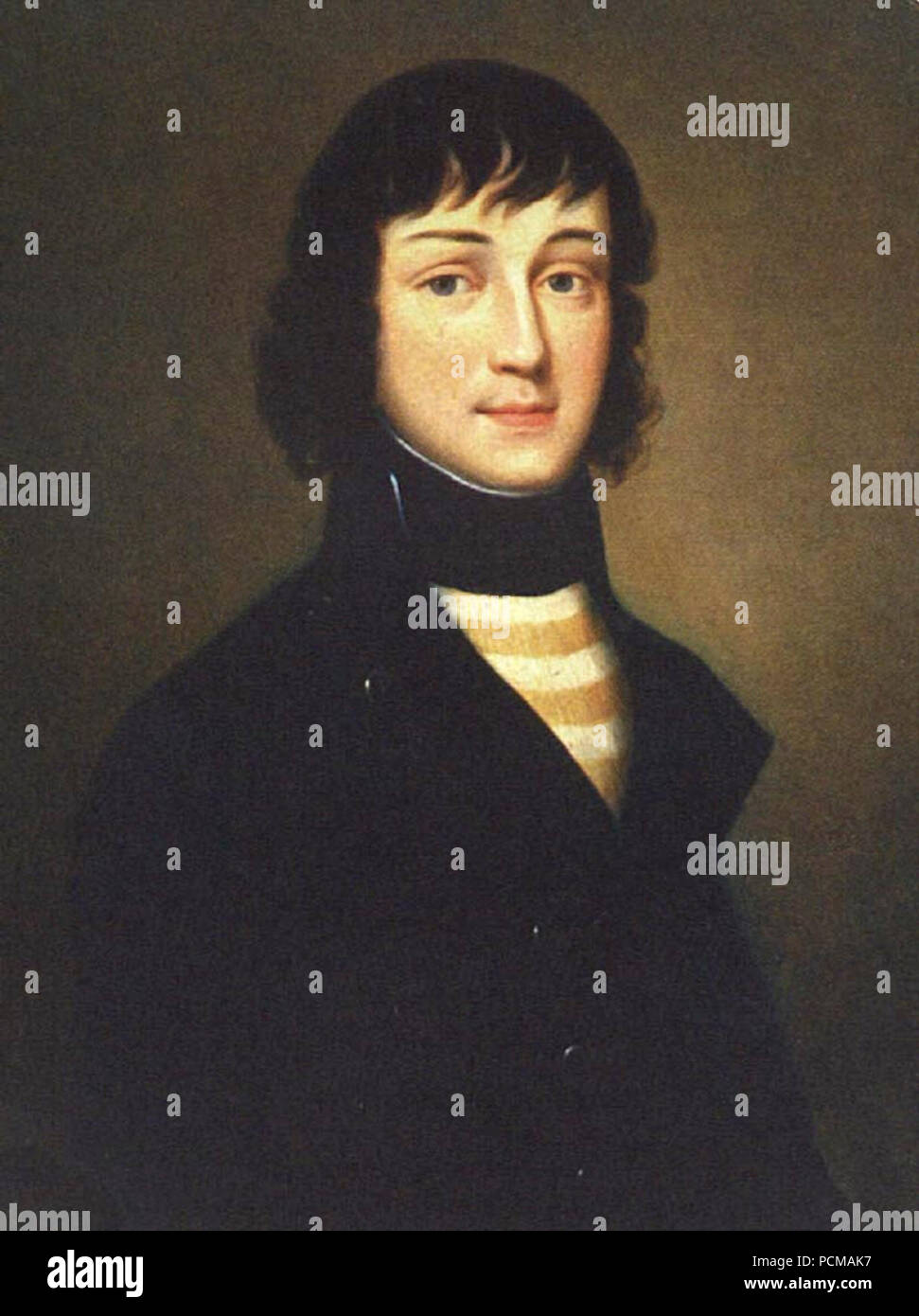 Aleksandar Antoni Sapieha. Аляксандар Антоні Сапега (XVIII Stock Photo
