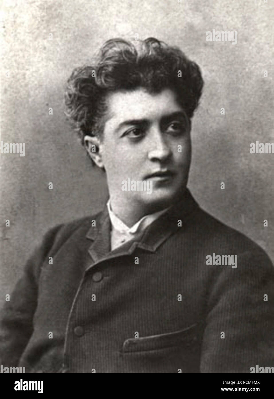 Alexander Roinashvili. Well-known actor Lado Meskhishvili (1857-1920). Stock Photo