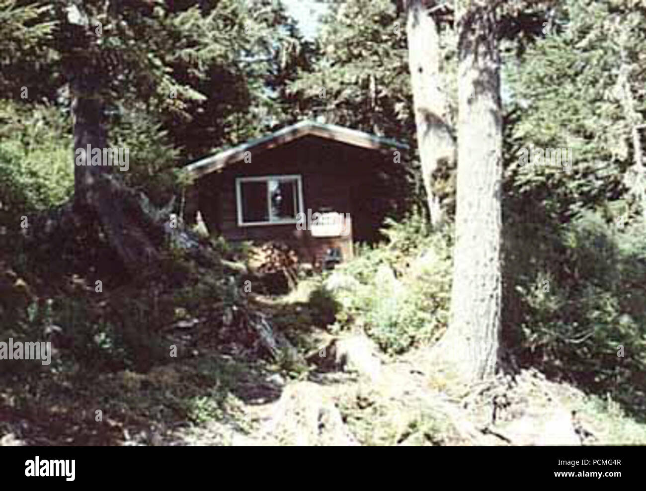 Alexander Lake Cabin Stock Photo Alamy