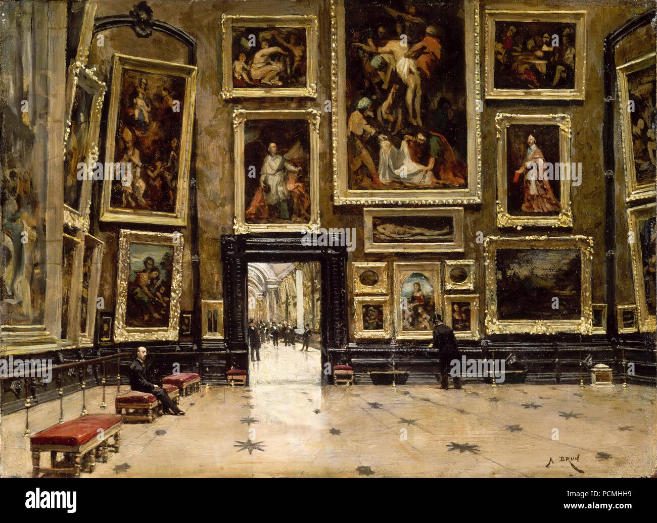 Salon carre of the louvre hi-res stock photography and images - Alamy