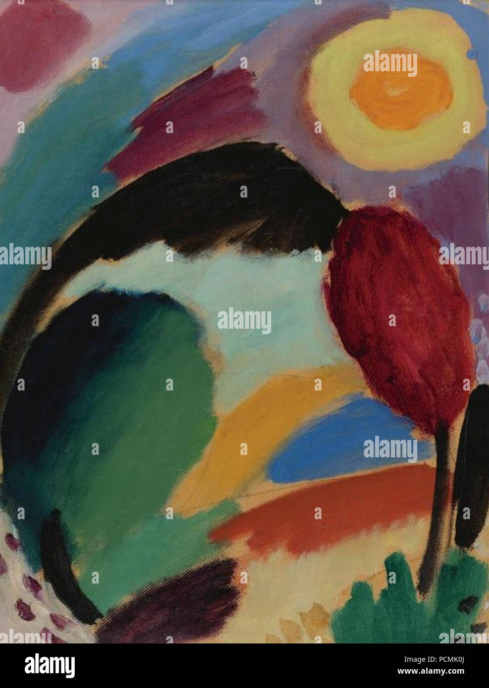 Alexej von Jawlensky - Variation mit Sonne Stock Photo - Alamy