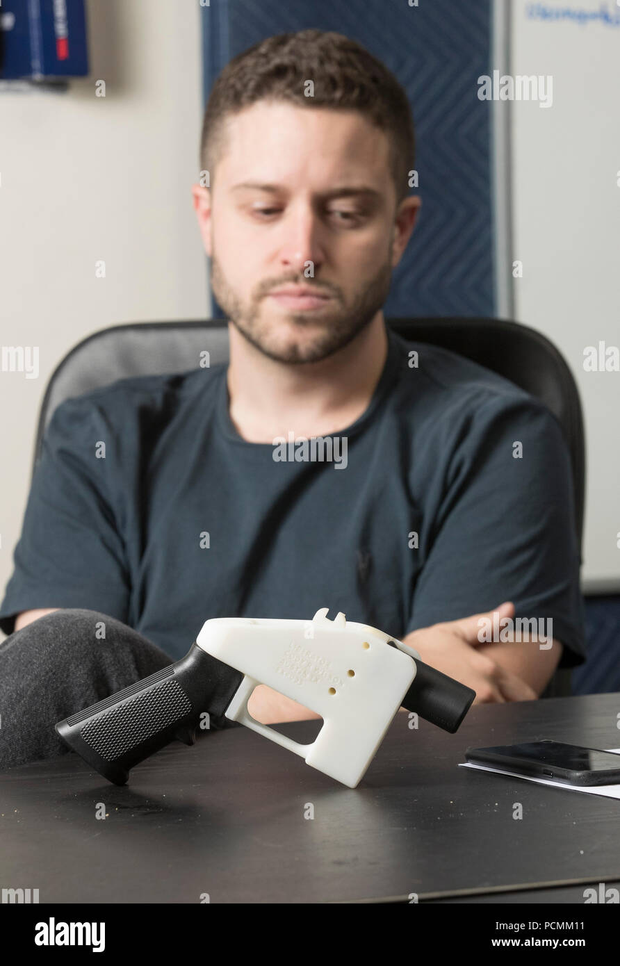 Cody Wilson, gun maker and founder of Defense Distributed, a Texas ...