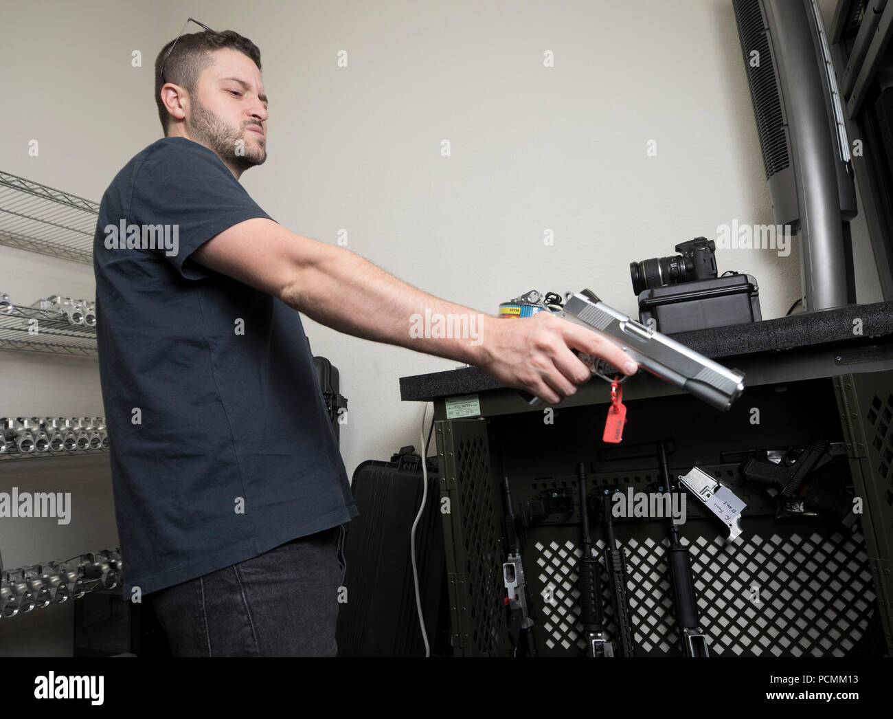 Cody Wilson, gun rights activist and founder of Defense Distributed, a ...
