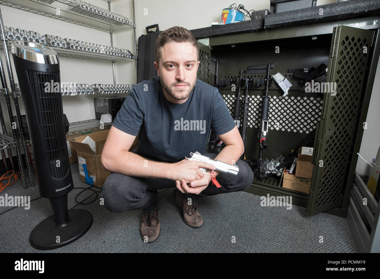 Cody Wilson, gun rights activist and founder of Defense Distributed, a ...