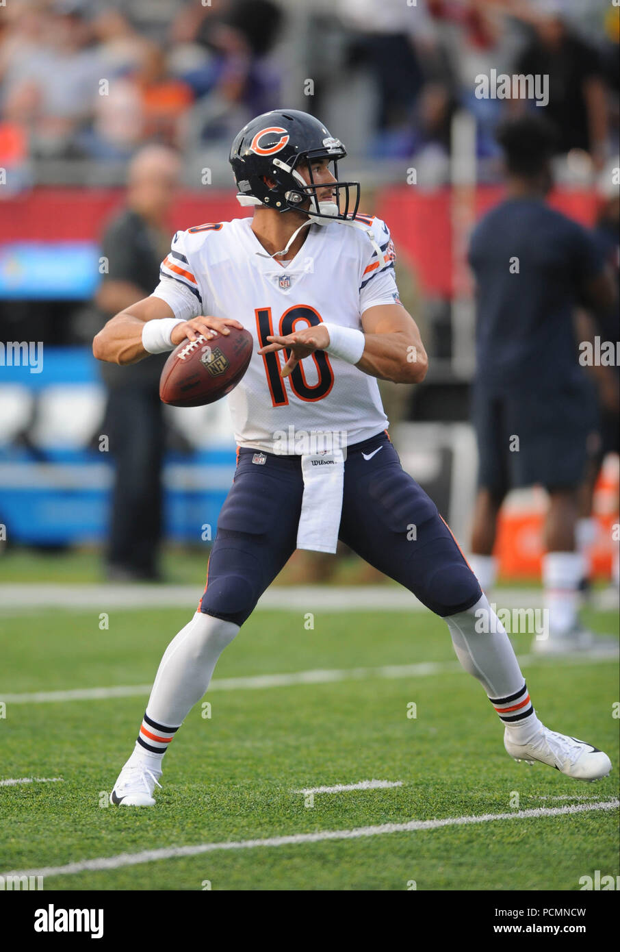 August 2nd, 2018: Ravens #3 Robert Griffin III during the Chicago Bears vs Baltimore  Ravens at Tom Benson Hall of Fame Stadium in Canton, Ohio. Jason  Pohuski/CSM Stock Photo - Alamy