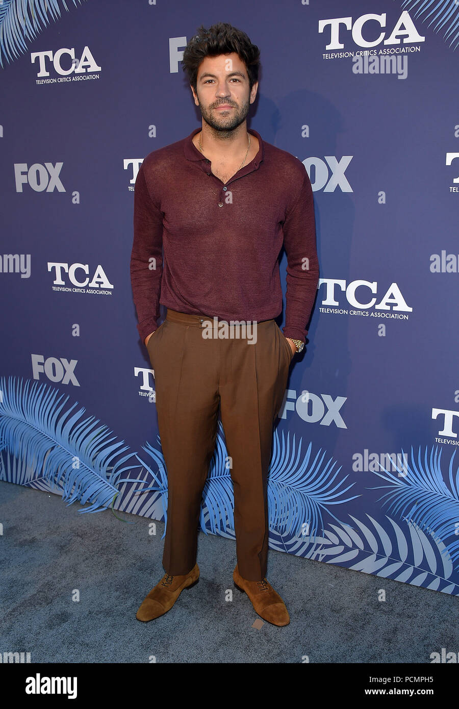 West Hollywood, California, Aug, 2018. Jordan Masterson arrives for the FOX Summer TCA 2018 All-Star Party at Soho House. Credit: Lisa O'Connor/ZUMA Wire/Alamy Live News Stock Photo - Alamy