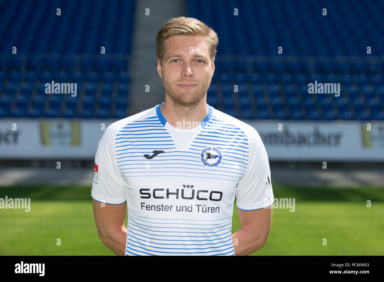Bielefeld, Germany. 19th July, 2018. 2nd German Bundesliga, official photocall Arminia Bielefeld for season 2018/19 in Bielefeld, Germany: team doctor Stefan Budde. Credit: Friso Gentsch/dpa IMPORTANT NOTE: Due to DFL's accreditation requirements, the publication and re-use on the internet and in online media during the game is limited to a total of fifteen images per game. | usage worldwide/dpa/Alamy Live News Stock Photo