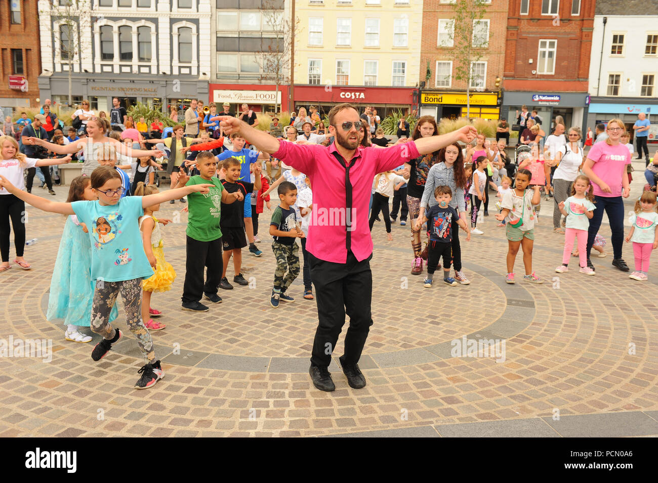 Community carnival stockton high street hires stock photography and