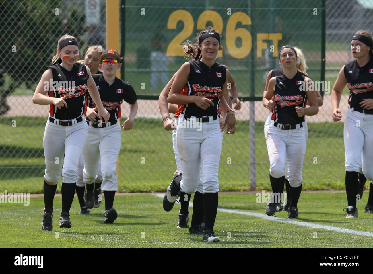 Softball players win male hires stock photography and images Alamy