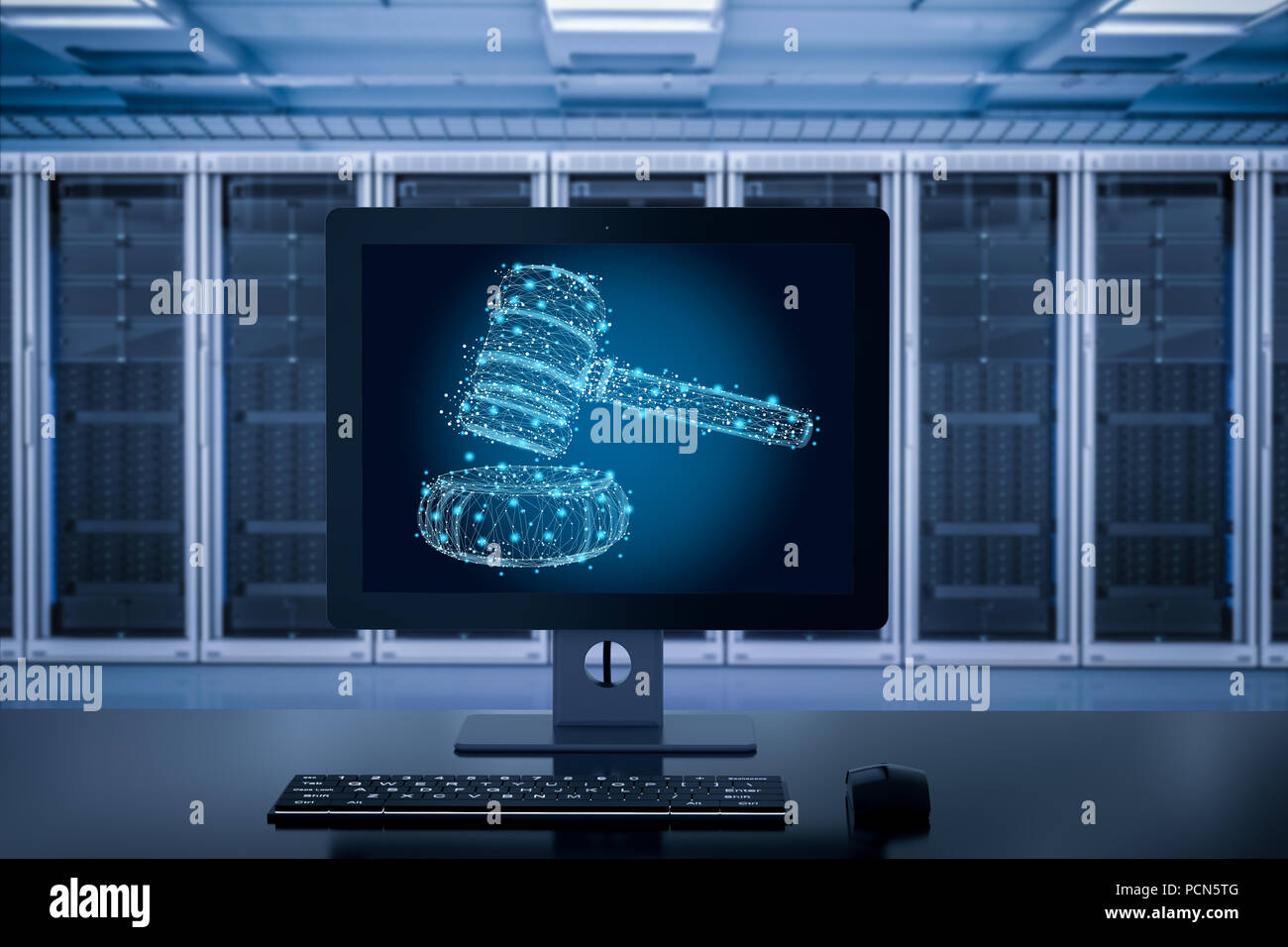 Gavel computer hi-res stock photography and images - Alamy